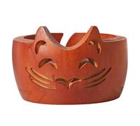 Generico Ciotola di Filato Gatto in Legno - Ciotola di Filato per Gatti, Ciotola per Filati per Maglieria in Legno | Ciotola per Maglieria Porta Filati per Uncinetto e Forniture per uncinett