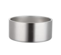 Generico Ciotola per Animali,Ciotola in Acciaio Inossidabile per Cani e Gatti, Base Antiscivolo, Adatta per Acqua e Cibo, Resistente e Facile da Pulire