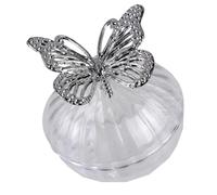 Generico Ciotola per dolcetti in plastica multi scomparto con decorazioni a farfalla per l ' organizzazione bomboniere nozze Ciotola per caramelle