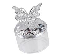 Generico Ciotola per dolcetti in plastica multi scomparto con decorazioni a farfalla per l ' organizzazione bomboniere nozze Ciotola per caramelle