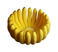 Generico Ciotola Per Frutta A Forma Di Banana, Vassoio Da Cucina in Plastica Funzionale A Forma Di Banana Di Grande Capienza, Centrotavola Decorativo, Originale Vassoio Portafrutta Stampato in 3D (M)