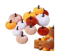 Generico Citrouilles Artificielles Thanksgiving - Citrouiles Décoratives Réalistes | Courges Fausse Décoration pour Automne Fête Thanksgivings | Déco - Intérieur Extérieur Table Salle