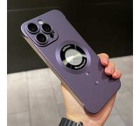 Generico Clarioy Ultra-Thin Sleek Profile Phone Case for iPhone, Magnetic Charging Anti-Collision Matte Protective Case, Ultra-Thin Sleek Profile Phone Case for iphone (13,Purple)