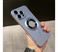Generico Clarioy Ultra-Thin Sleek Profile Phone Case for iPhone, Magnetic Charging Anti-Collision Matte Protective Case, Ultra-Thin Sleek Profile Phone Case for iphone (15Pro,Blue)