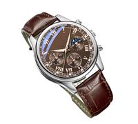 Generico Classic Watch - Minimalist Wristwatch for Men Women | Alloy Case with Adjustable Strap, Clear Analog Display and Lightweight Design for Office or Daily Outfits 9.25 in