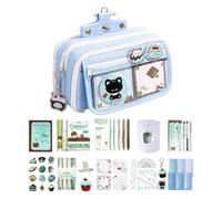 Generico Classroom Stationery Set With Pen Case - School Supplies For Kids
