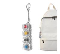 Generico Clavier Fidget,Accessoire Sensoriel Portable Pour Les Doigts | Porte-clés Clavier Fidget - Pour Voyage, École, Maison, Bureau, Femmes, Hommes, Adultes, Adolescents