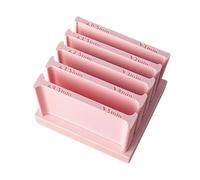 Generico Clay Guide Tool, Adjustable Thickness Roller Set, 3.54x3.15x2.36 inch Measuring Guide with Precision, ABS Non Stick Crafting Tool, Multi Size Modeling Control Design, Jewelry Clay Art Use