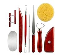 Generico Clay Sculpting Tools 9 - Piece Air Dry Carving, Kit Beginners Professionals Crafts, Sculpture Home Decor Projects DIY | Beginners Professionals Crafts Sculpture Home Decor Projects DIY