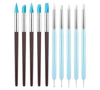 Generico Clay Sculpting Tools, Silicone Tip Brushes, Professional Art Pens, Handicraft Modeling Kit with Ergonomic And Comfortable Grip for Artists, Hobbyists, or Crafters,1 Set