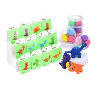 Generico Clay Set - 11.4 inch Sculpting | Lightweight Foam with 12 Styles, Creative Modeling Toy for Pet Projects, Soft Bouncing Putty Dessert Art, Dinosaur Craft Kit Home