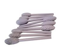 Generico Clay Texture Tools, 9X Art Projects Oval Pattern Rollers Set, Ceramic Pottery Sculpting Accessories, Single Head Design for Crafts, Creating Intricate Textures And Designs in Clay