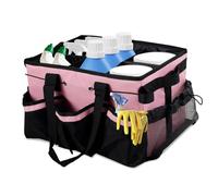 Generico Cleaning Bags Organizer, Housekeeper Supply Tote, 17.72x10.24in Wearable Storage, Portable Handle Carrier, Multi Compartment Design for Camping, Bathroom, Dorm, Car, Shower, College