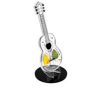 Generico Clear Acrylic Guitar Pick Display Case | Dust-Proof Wall-Mountable Plectrum Organizer | 3-Piece Capacity Transparent Storage Box | Musician's Collector Showcase Holder