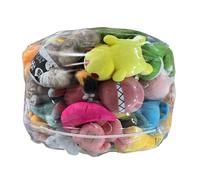 Generico Clear Animal Storage Chair Plush Bean Bag Waterproof Seat for Bedroom Classroom Travel Playroom Home Nursery Living Dorm Room