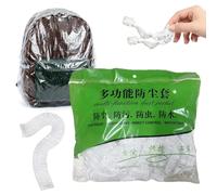 Generico Clear Backpack - Rain Cover Set 50 Pack Waterproof | Dustproof Protective Sleeves Lightweight Outdoor Backpacking Shield Gear Protector for Hiking, Camping, Cycling, Travel, Urban, Commute