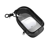 Generico Clear Bag - Portable Pouch Purse With Keychains, Multifunctional Storage Bag, Transparent Stadium Approved Dustproof Charging Cable Bags For Organizing Accessories, Stationary Supplies