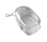 Generico Clear Bag - Portable Pouch Purse With Keychains, Multifunctional Storage Bag, Transparent Stadium Approved Dustproof Charging Cable Bags For Organizing Accessories, Stationary Supplies