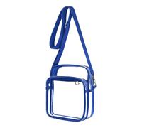 Generico Clear Bag Stadium Events - Transparent Purse for Concert Games | Adjustable Strap with Compact Storage Design, See Through Carrying Case for Festivals Sports Travel, 8.46x3.15x7.08 in