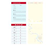 Generico Clear Binder - 6 Hole M5 Cute Transparent Notebook Binder, School Note Organizer for Journal Planner Inserts | Portable Study and Work Document Storage for Daily Weekly Monthly Planning