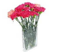 Generico Clear Book Flower Vase, 5.51x7.09x1.57 Inches Modern Acrylic Clear Vase - Cute FlowerVase for Centerpiece Home Decor Modern Art Plant Containers