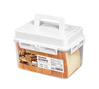 Generico Clear Bread Storage- Airtight Loaf Box, Bread Container With Handle And Lid For Pantry Cabinet, Kitchen Storage Organizer, Refrigerator Freezer Countertop Baking Use