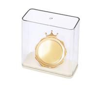 Generico Clear Display Box - Transparent Display Case | 10.5cm Dust Resistant Organizer with Transparent Cover, Badge Holder with Clear Lid, Collector Case, Showcasing Box for Shelf Exhibit Use