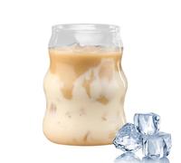 Generico Clear Drinking Glasses - Portable Transparent Spiral Coffee Cups | Stemless Espresso Cups, Reusable Glass Drink Cup, Cute Cocktail Glasses For Bourbon, Liquor