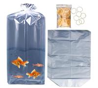 Generico Clear Fish Transport Bags, Leak-Proof Aquarium Shipping Pouches, 50X Sturdy Thickened Bags For Unscathed Live Transfer, Ideal For Aquariums, Fish Shops, Pet Stores