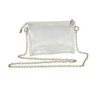 Generico Clear Purse, Transparent Zipper Handbag, Waterproof Chain Bag