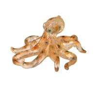 Generico Clear Resin Octopus Figurine For Aquarium Or Shelf | Transparent, Size A 7.5x4.5cm Or B 9x4cm | Unique Marine Life Home Decor Statue | 80g To 100g Collectible Craft