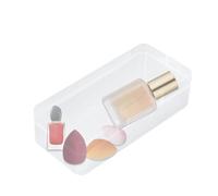 Generico Clear Storage Boxes for Organizing - Transparent Storage Box, Lid Organizer | Home Śtorage System, Cosmetic Jewelry Stationery Štorage Solution for Desk Bathroom Vanity Use