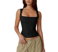 Generico Cleargget Tank Top, Cleargget Double Layer Tank Tops for Women, Women's Sleeveless Tanks Tops Tight T Shirts (C,XL)