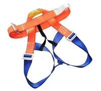 Generico Climbing Harness, Half Body Safety Belt, Rappelling Equipment, Thick Comfortable Design, Strong Mountaineering Gear, Portable Versatile Ideal for Roofing, Construction, Climbing