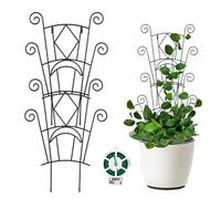Generico Climbing Plant Support, Metal Garden Trellis, Pathos Stakes with Strong Build, Lightweight Vine Support, Trellis with Easy Setup, Plant Holder for Balcony And Vines Guided Vertical Layout