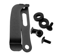 Generico Clip a a maniche tagliata, clip della cintura taglialetta, holster di strumenti per esterni in acciaio inossidabile, clip metal-holster | Clip a compatta, taglierina di fondina, clip t