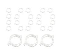 Generico Clip di Fissaggio per Piante da Giardino - Set di Morsetti di Supporto in Verde Riutilizzabili, Strumenti di Fissaggio dello Stelo Regolabili, da Giardino Leggeri E Durevoli, Meccan