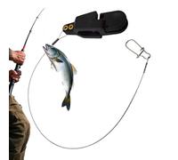 Generico Clip di Rilascio Downrigger - Acciaio 7,5x2x2,2cm | Rilascio Filo da per Downrigger | Cavo 30,5cm per Acqua Salata & Dolce, Barca & Offshore