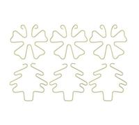 Generico Clip di Supporto per Piante - per Piante Supporto per Stelo da Interno | 6 Pezzi in Metallo Riutilizzabili Antiruggine | per La Crescita dei Fiori di Monstera Pothos in Vaso, Casa, Balcone,