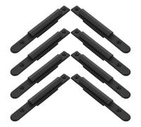 Generico Clip e Alta Visibilità in Plastica Nera 8 Installazione Rapida per Controllo della Folla e Zone Ristrette