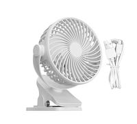 Generico Clip Fan - Portable Clip On Fan | Portable Fa-n With Usb Charging | Multifunctional Rechargeable Fa-n With Cliip | Quiet Rechargeable Mini Table | Small For Car Seats, Travel, Stroller