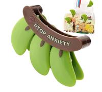 Genérico Clip Magnetiche Borse | Clip Magnetica A Forma di Banana | Chiusure Ermetiche per E Dispensa | Ideale per Chips Pane Cereale Frutta Biscotti Congelatore Snacks Cucina Stoccaggio, Verde