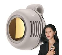 Generico Clip on Fan | Bladeless Fan Rechargeable Battery | Adjustment Mini Whirlwind Fans with Charging Cable | Hands- Neck for Outdoor, Travel, Office, Gym