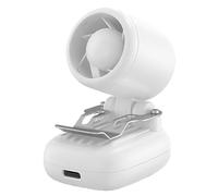 Generico Clip On Hat Fan - 3-Speed Rechargeable Hands Free Wind Blower | Portable Fan for Travel, Summer, Beach, Camping, Vacation, Outdoor Activities, Hiking, Sports, Shirt, Daily Use