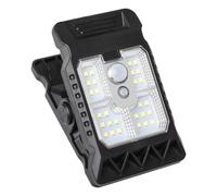 Generico Clip On Solar Light - Solar Motion Sensor Light Outdoor | Clip On Wall Lamp IP65 Waterproof | 3 Mode ABS Solars Garden Lights With Wide Angle LED Security Lighting For Camping Use