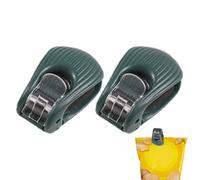 Genérico Clip per canna da pesca, regolabile su due livelli, antiscivolo, 2 pezzi, supporto con clip per canna da lancio, per pescatore, esche, balsa, surfcasting, kayak, canoa, lago, fiume
