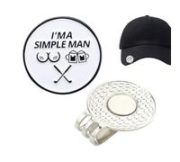 Generico Clip per Cappello Segnapallini da Golf,Supporto Magnetico da Golf per Cappelli - Accessorio per Segnare la Palla | per Tornei in Campo all'aperto al Chiuso Sport Palestra Giardino