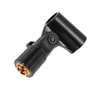 Generico Clip per Microfono Regolabile 17-25 Mm Adattatore Vite 3/8, Morsetto Porta Microfono per Interviste, Podcast e Streaming, Compatibile Microfoni Wireless e Condensatore, Set da 2