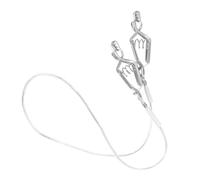 Generico Clip per Morsetto per Filo da Scherma, Cavo per Corpo da Scherma | Clip per Cavo di Copertura per Recinzione con Clip a Coccodrillo