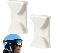 Generico Clip per occhiali da sci, clip per occhiali da sci | Clip per anti-caduta 2 pezzi Impugnatura per a sgancio rapido,Guide laterali Fibbie per cinture da multifunzionali per sciato